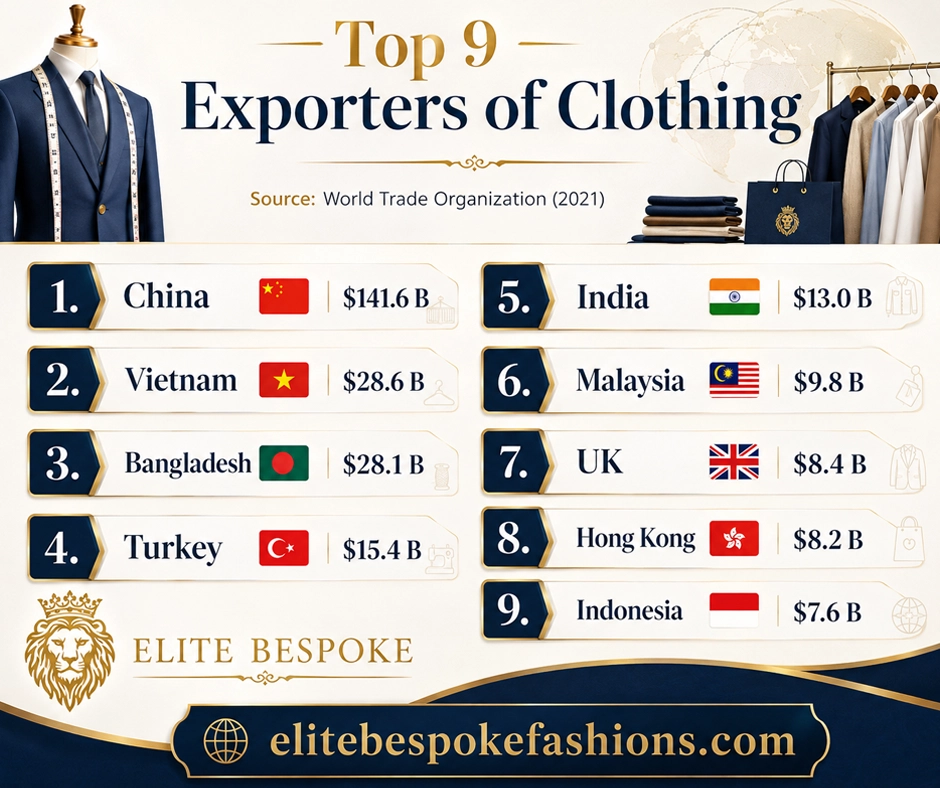 You are currently viewing Top Exporters of Clothing