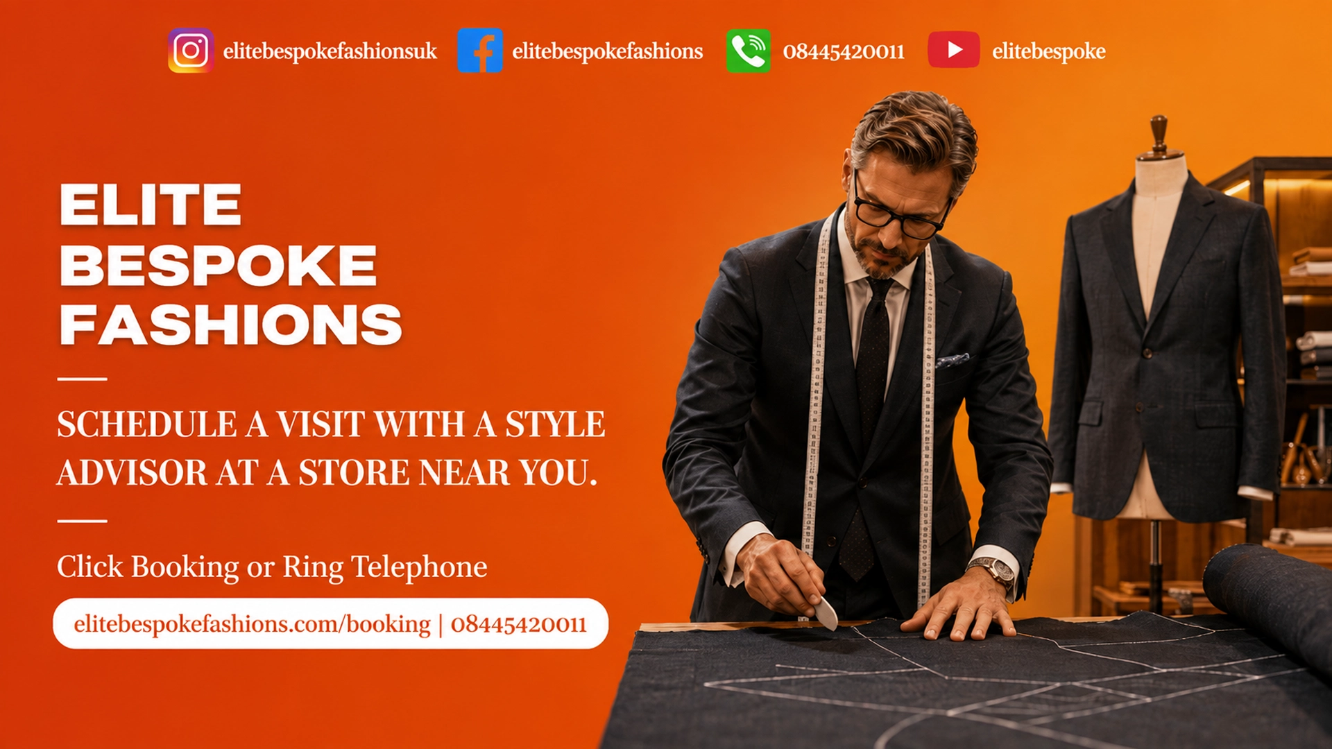 Read more about the article What Sets a Bespoke Tailor Apart: Inside the Craft at Elite Bespoke Fashions