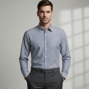 Striped Custom Tailored Shirt
